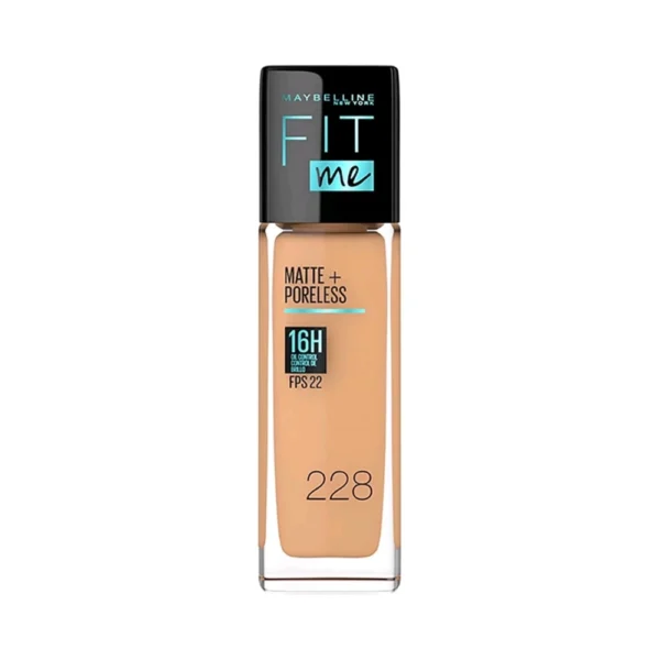 FIT ME MATTE PORELESS 16HS 30ML 228 SOFT TAN - (0001611)